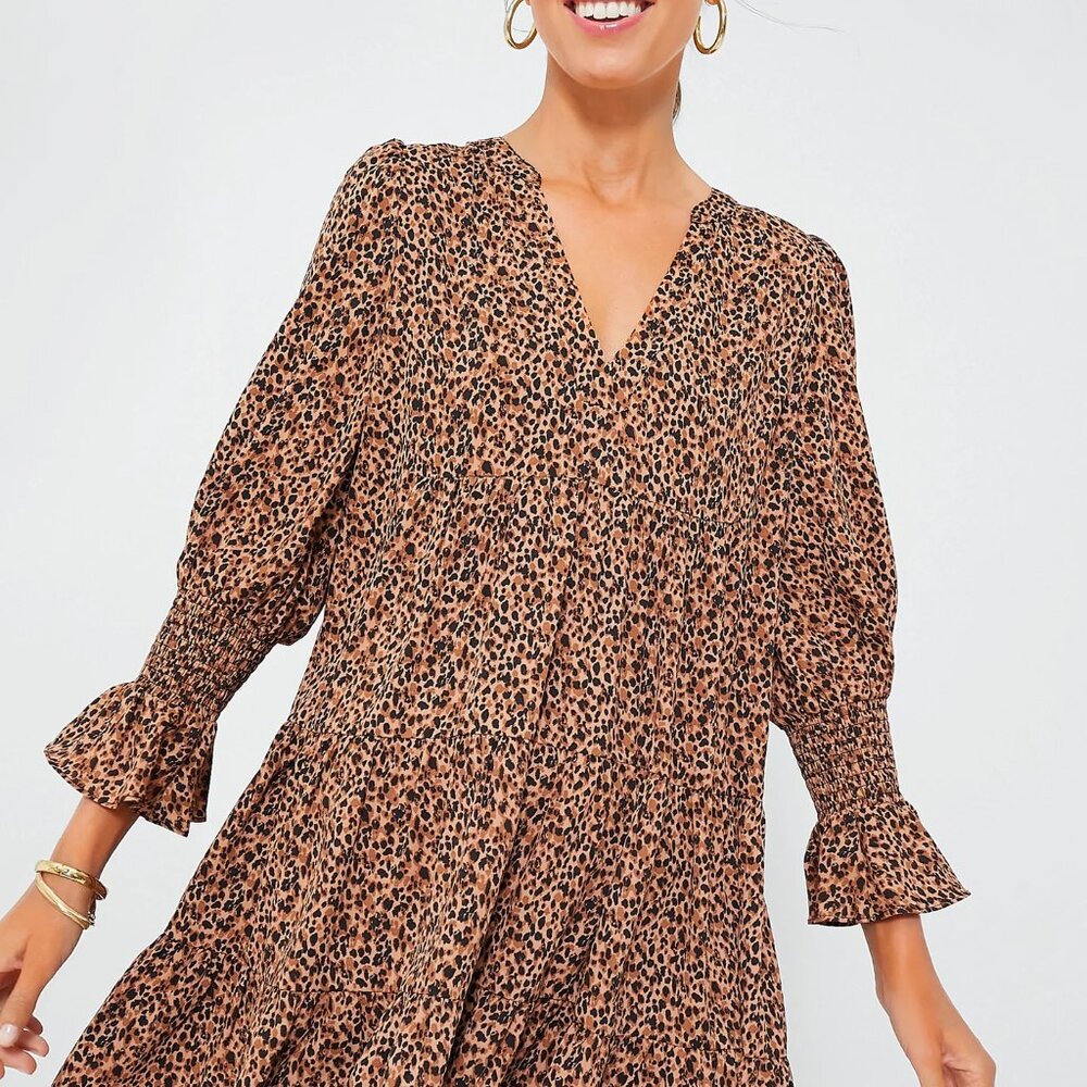 NWOT Pomander Place Leopard Kenzo Dress - Picture 2 of 6